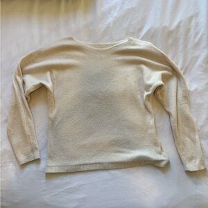 Rachel Zoe Cream Women's Sweater and Pant Set